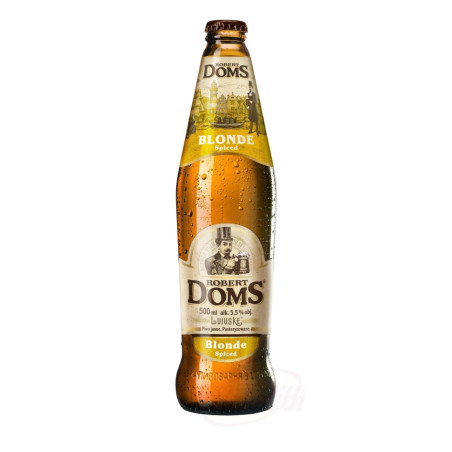 N258 ROBERT DOMS BLONDE SPICED 5.5 ALC. (20X0.5L) CARLSBERG