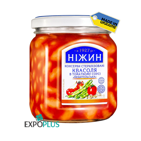 K465 NIZHYN FAVORITE BEANS (12X450G)KVASOLYA LUBYTELSKA