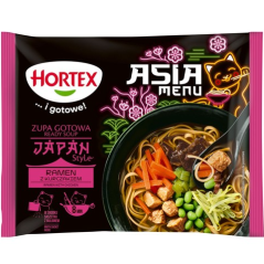 C578 HORTEX ZUPA JAPAN STYLE RAMEN Z KURCZAKIEM 14X400G