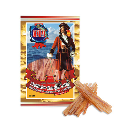 Y013 MSDM SMOKED PACIFIC COD JERKY (25X36G)