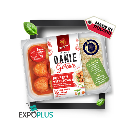 I076 SOKOLOW PULPETY WIEPR.SOS POMIDOROWY Z RYZEM (5X360G)