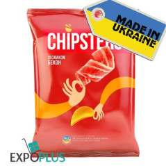 K059 CHIPSTERS CHIPS WITH BACON (16X120G)