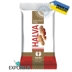 K101 ZOLOTYI VIK SUNFLOWER HALVA WITH PEANUTS (20X270G)TS
