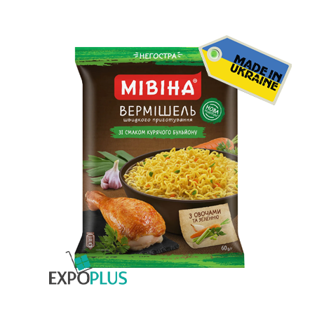 K131 MIVINA NOODLES WITH CHICKEN (72X59.2G)NESTLE
