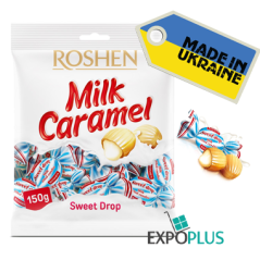 K209 ROSHEN MILK CARAMEL SWEET DROP HARD CANDIES (12X150G)