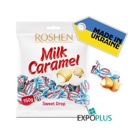 K209 ROSHEN MILK CARAMEL SWEET DROP HARD CANDIES (12X150G)