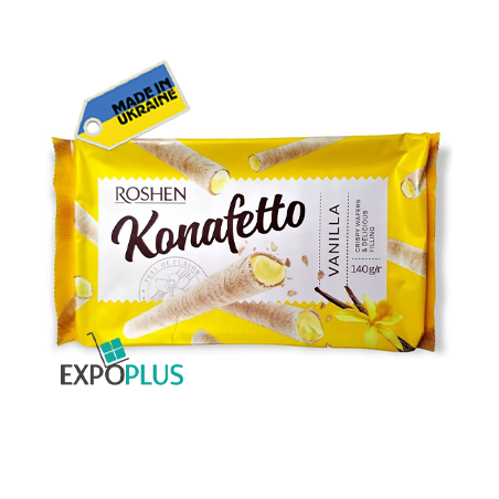 K220 ROSHEN KONAFETTO WAFER ROLLS WITH VANILLA FILL(15X140G)