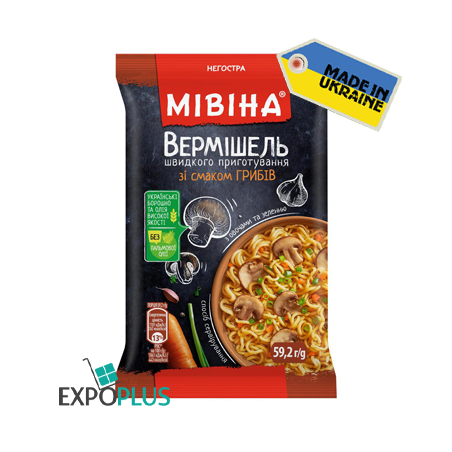 K229 MIVINA NOODLES MUSHROOMS/VEG/GREENS(24X59.2G)