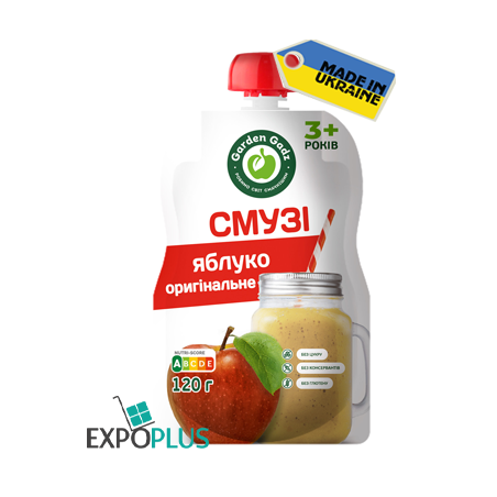 K258 GADZ FRUIT PUREE SMOOTHIE APPLE ORIGINAL (10X120G)