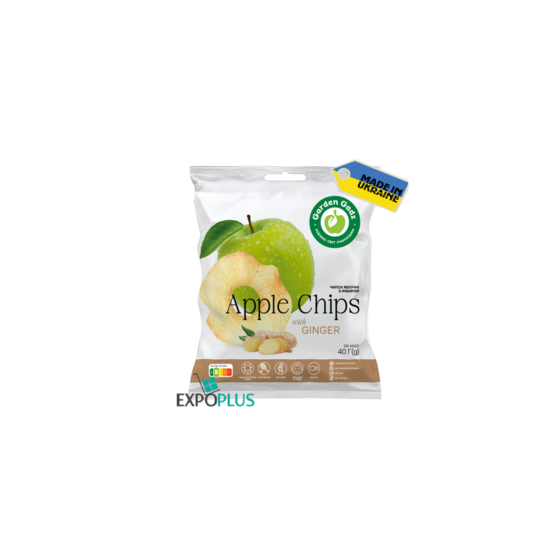 K265 GADZ APPLE CHIPS WITH GINGER (20X40G)