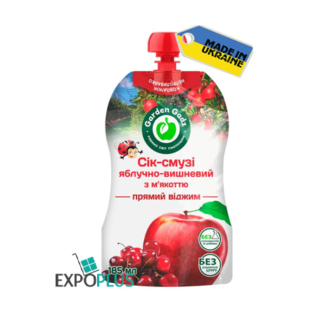 K268 GADZ APPLE-CHERRY SMOOTHIE JUICE WITH PULP(10X185ML)