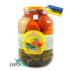 K295 GOSPODAROCHKA ASSORTED VEGETABLED BUKOVINSKOE2(6X1450G)