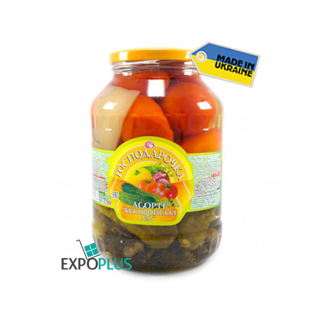 K295 GOSPODAROCHKA ASSORTED VEGETABLED BUKOVINSKOE2(6X1500G)