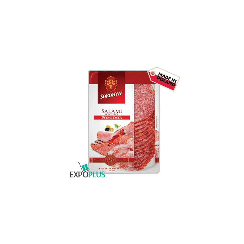 A131 SOKOLOW SALAMI WITH TOMATO SPRINKLES 12X100G