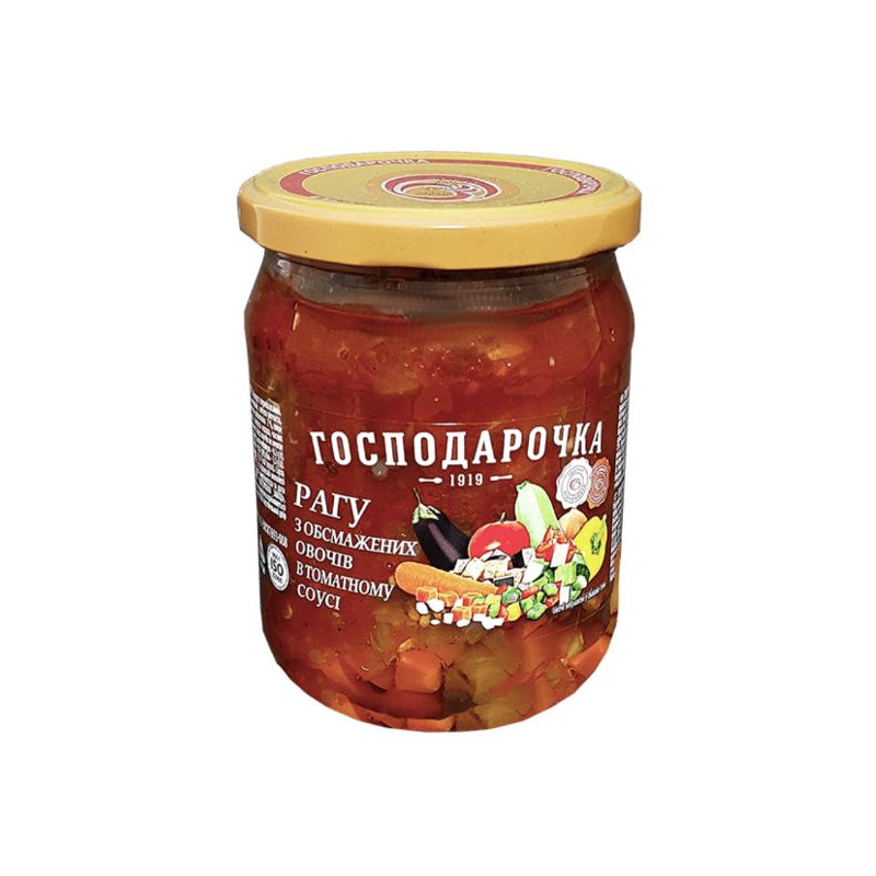 K298 GOSPODAROCKA VEGETABLE STEEW IN TOMATO SAUSE 12X470G