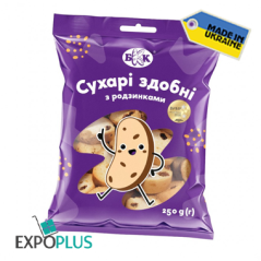K366 KBV RUSKS WITH RAISINS WEIGHT (14X250G)SUHARIKI Z RODZ