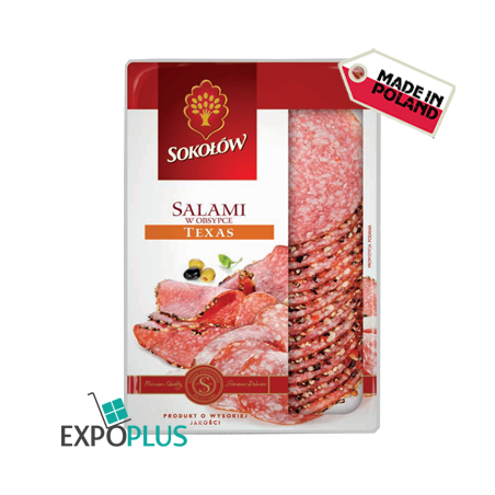 A133 SOKOLOW SALAMI WITH TEXAS SPRINKLES 12X100G