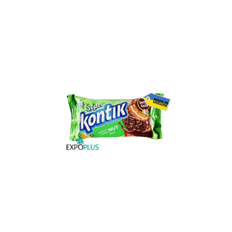 K400 KONTI SUPER KONTIK COOKIE-SANDWICH NUT FL.(36X90G)