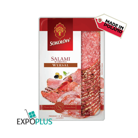 A134 SOKOLOW SALAMI WITH VERSAILLES SPRINKLES 12X100G