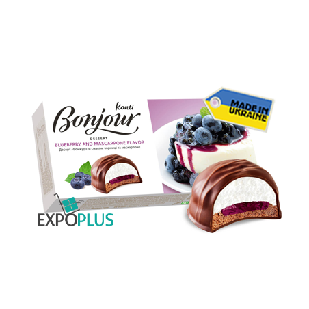 K406 KONTI DESSERT BONJOUR BLUEBERRY/MASCARPONE (9X232G)