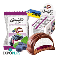 K408 KONTI DESSERT BONJOUR BLUEBERRY/MASCARPONE (24X29G)