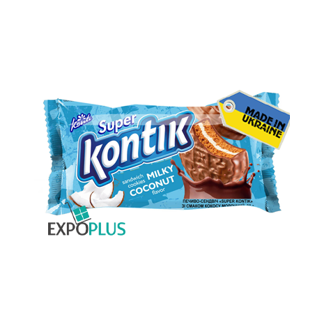 K411 KONTI SUPER KONTIK COCONUT SANDWICH COOKIES(36X90G)