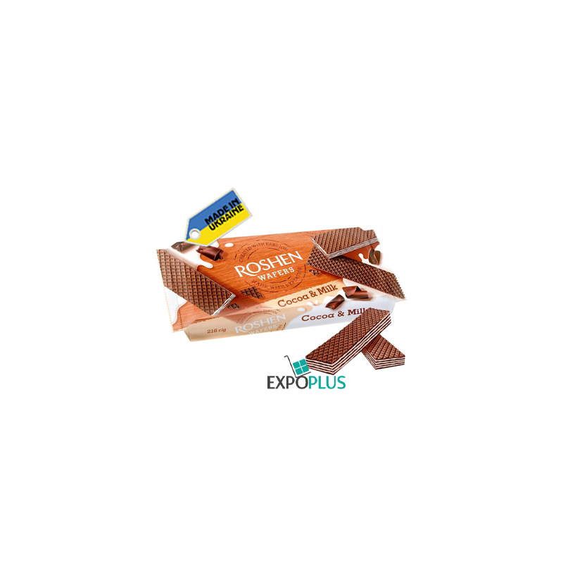 K433 ROSHEN WAFERS COCOA&MILK (16X216G)