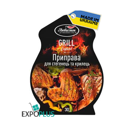 K436 LUBYSTOK SEAS.CHICKEN THIGHS/WINGS GRILL EXPER (20X30G)