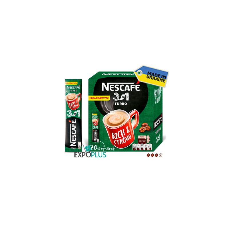 K444 NESCAFE TURBO (24X12G)NESTLE
