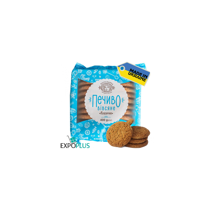 K478 BOGUSLAVNA CLASSIC OATMEAL COOKIES (8X400G)