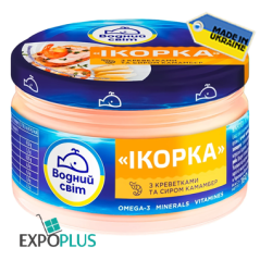 K490 VODNYI SVIT CAVIAR PASTE SHRIMPS/CAMEMBERT (6X160G)0520