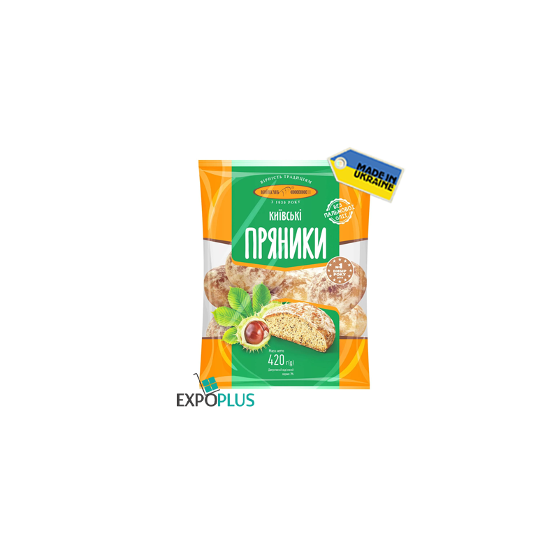 K499 KYIVHLIB GINGERBREAD KYIVSKI(10X360G)PRYANIKI