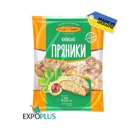 K499 KYIVHLIB GINGERBREAD KYIVSKI(10X360G)PRYANIKI