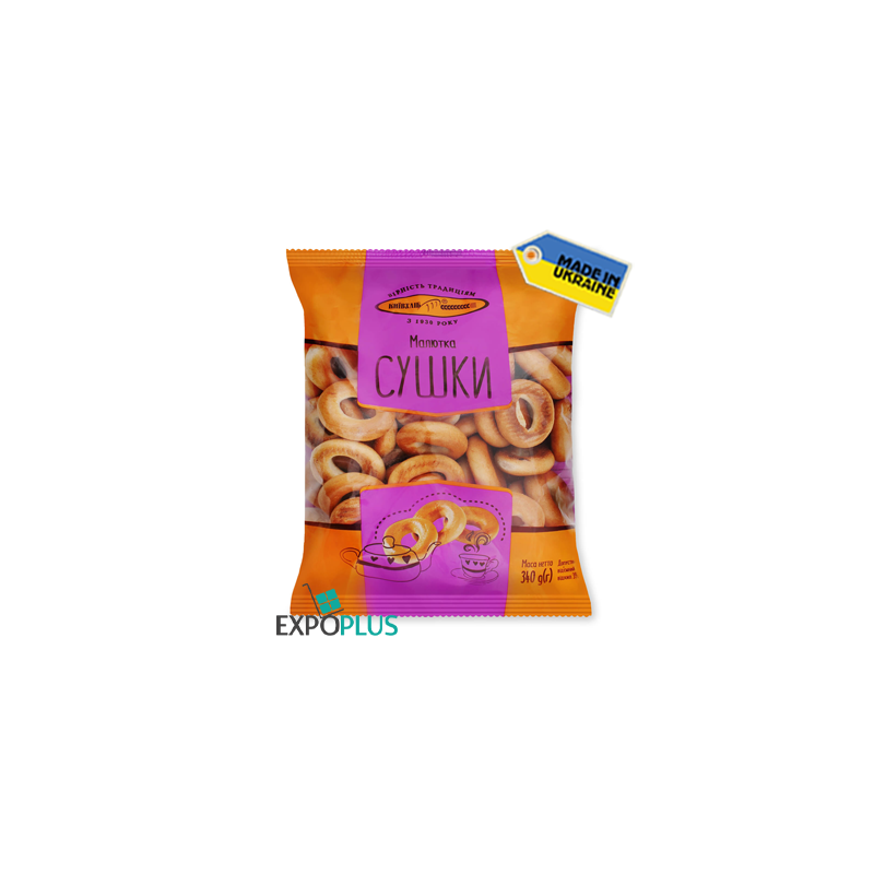 K501 KYIVHLIB DRY BAGELS LITTLE BABY(16X250G)SUSHKI MALIUTKA