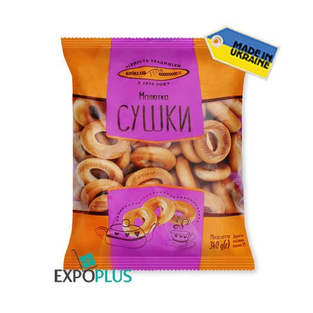 K501 KYIVHLIB DRY BAGELS LITTLE BABY(16X250G)SUSHKI MALIUTKA
