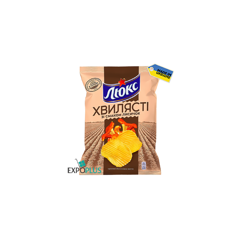 K513 MONDELEZ LYUKS CHANTARELLE CHIPS (22X125G)LISICHKI